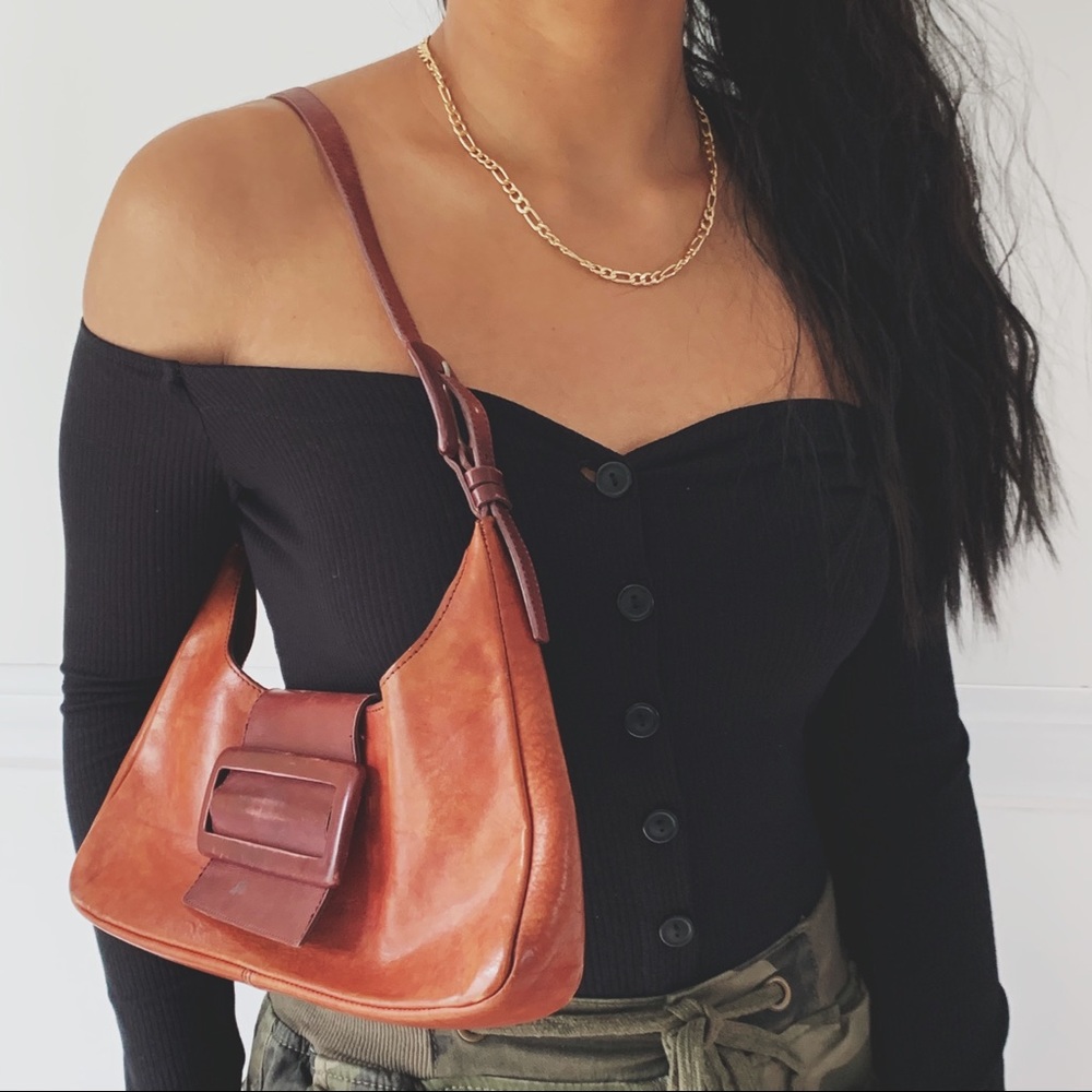 Vintage Authentic Claudio Orciani leather Hobo - Picture 1 of 10
